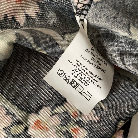 Lush Floral Print Velvet Choker Dress - Picture 9 of 11